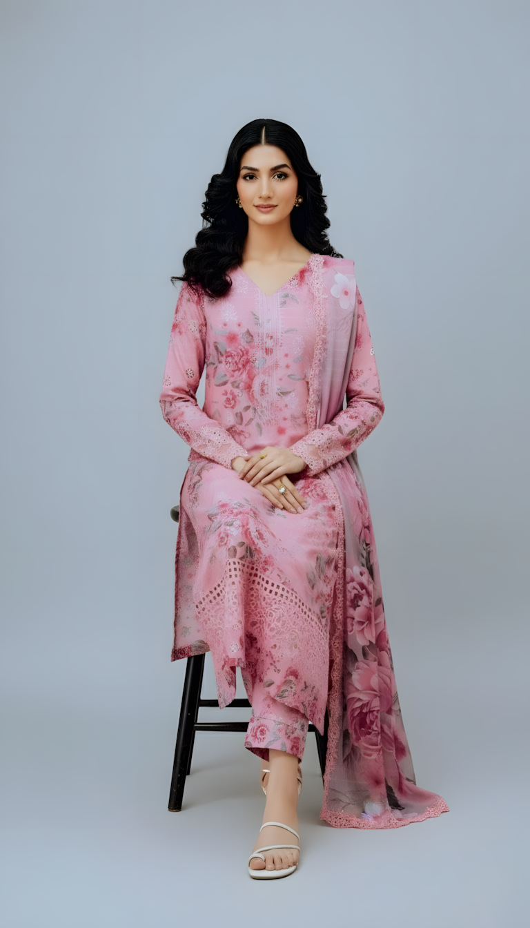 3 piece linen embroidered suit 3 piece linen embroidered suit